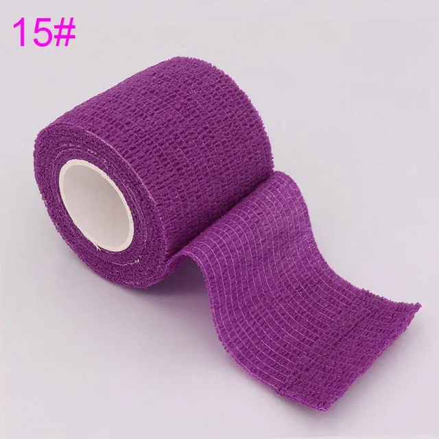 Colorful Sport Self Adhesive Elastic Bandage Wrap Tape 4.5m Elastoplast For Knee Support Pads Finger Ankle Palm Shoulder