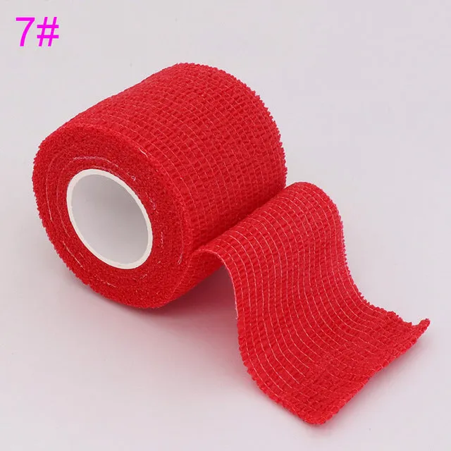 Colorful Sport Self Adhesive Elastic Bandage Wrap Tape 4.5m Elastoplast For Knee Support Pads Finger Ankle Palm Shoulder