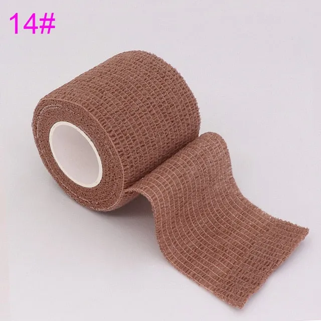 Colorful Sport Self Adhesive Elastic Bandage Wrap Tape 4.5m Elastoplast For Knee Support Pads Finger Ankle Palm Shoulder