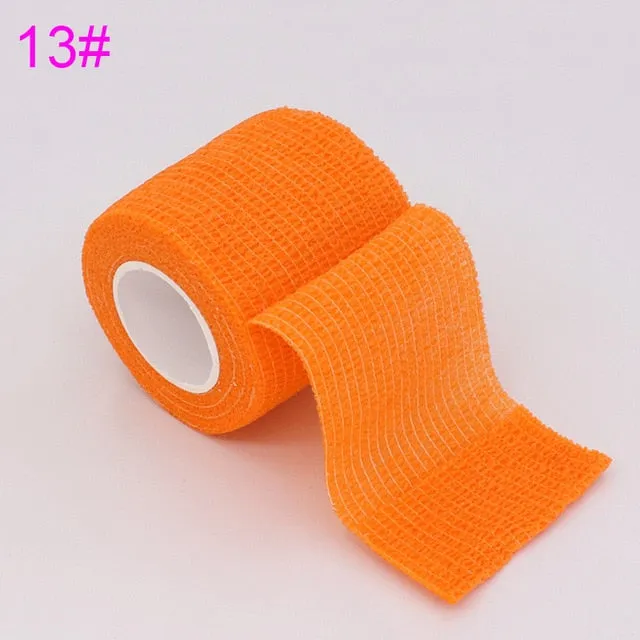 Colorful Sport Self Adhesive Elastic Bandage Wrap Tape 4.5m Elastoplast For Knee Support Pads Finger Ankle Palm Shoulder