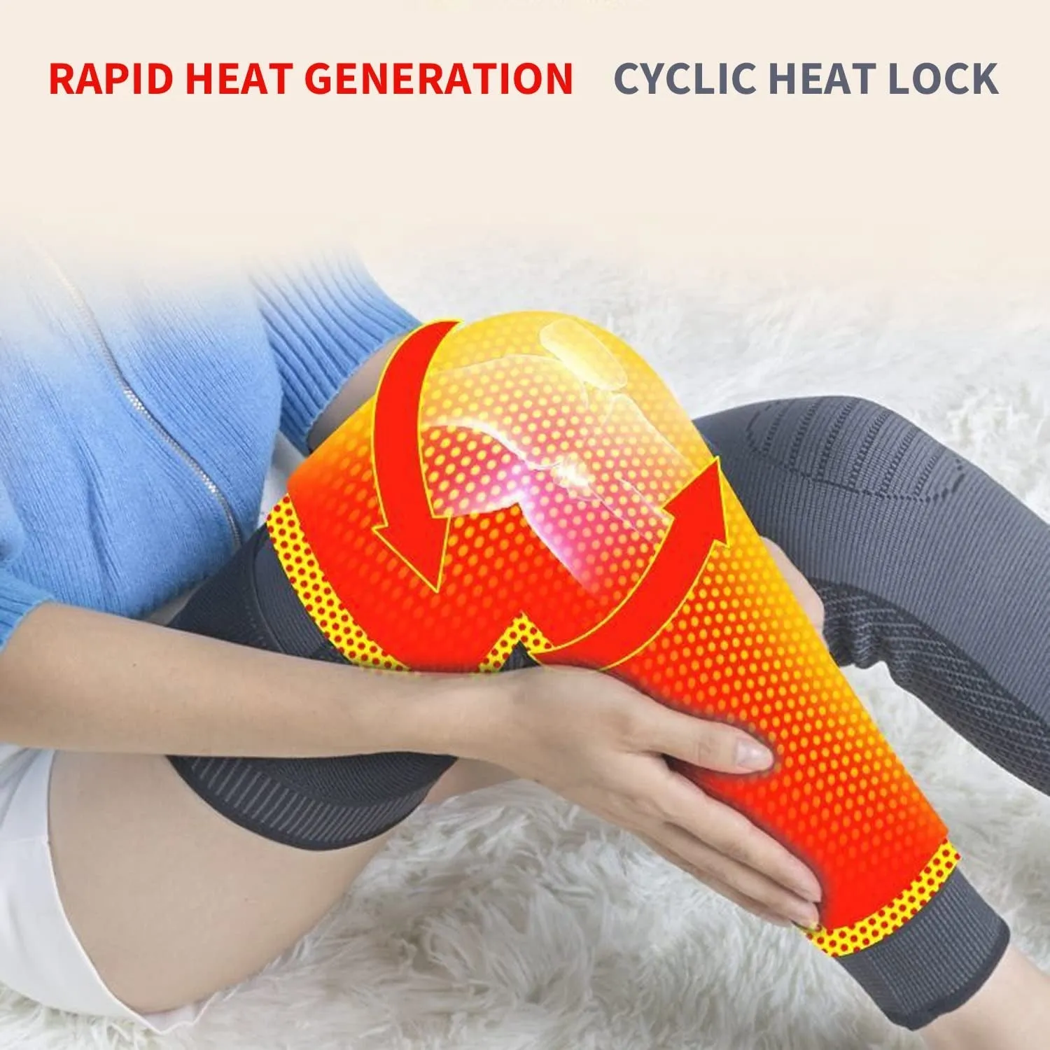 Compression Knee Support Pads (set of 2)
