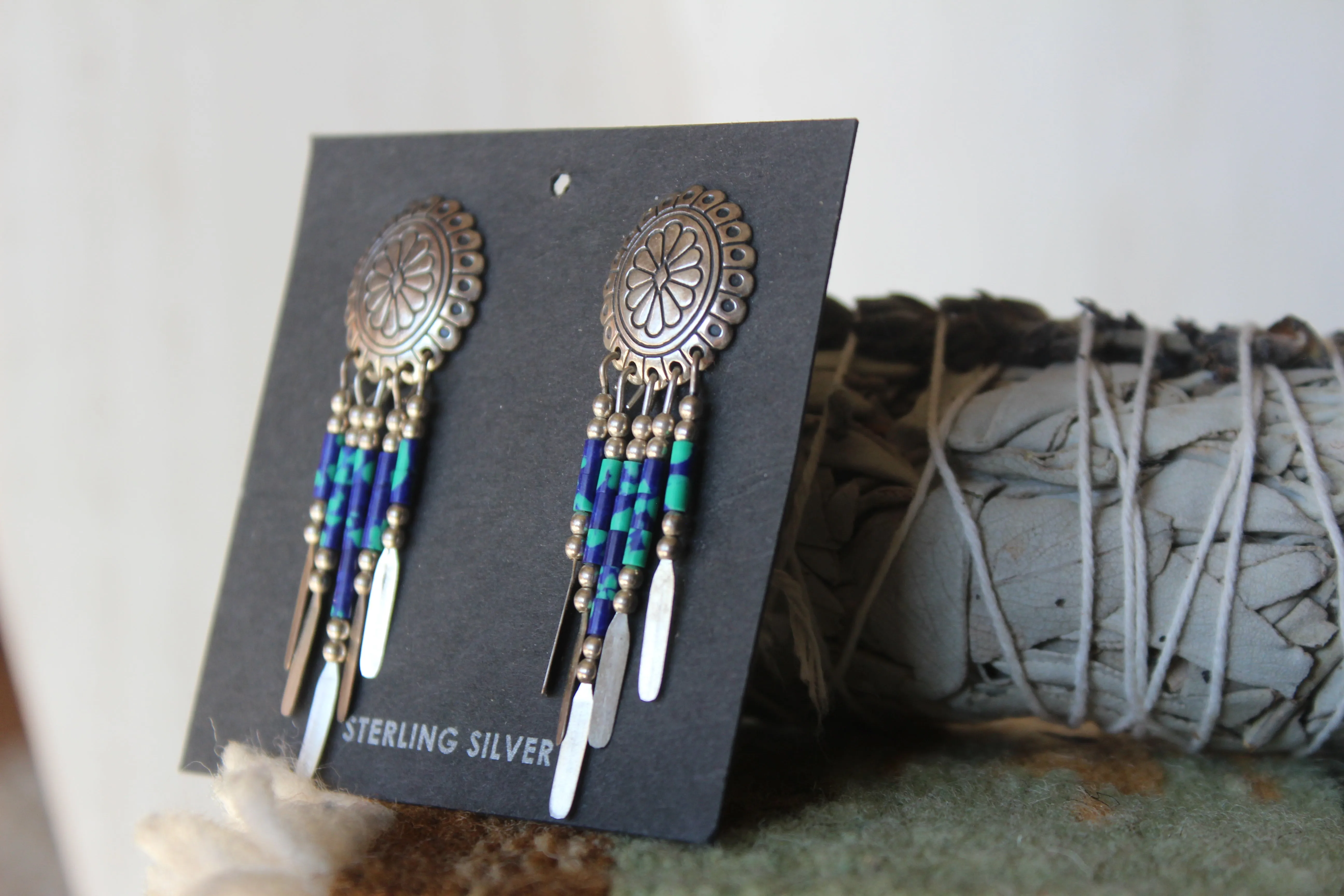 Concho Fringe Earrings