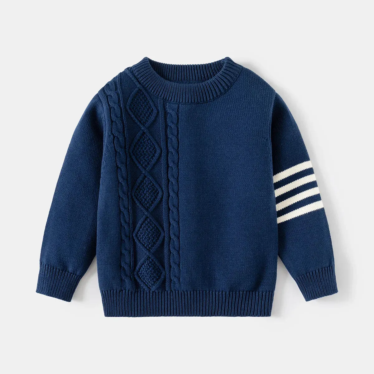 Cozy Stripes Knit Pullover