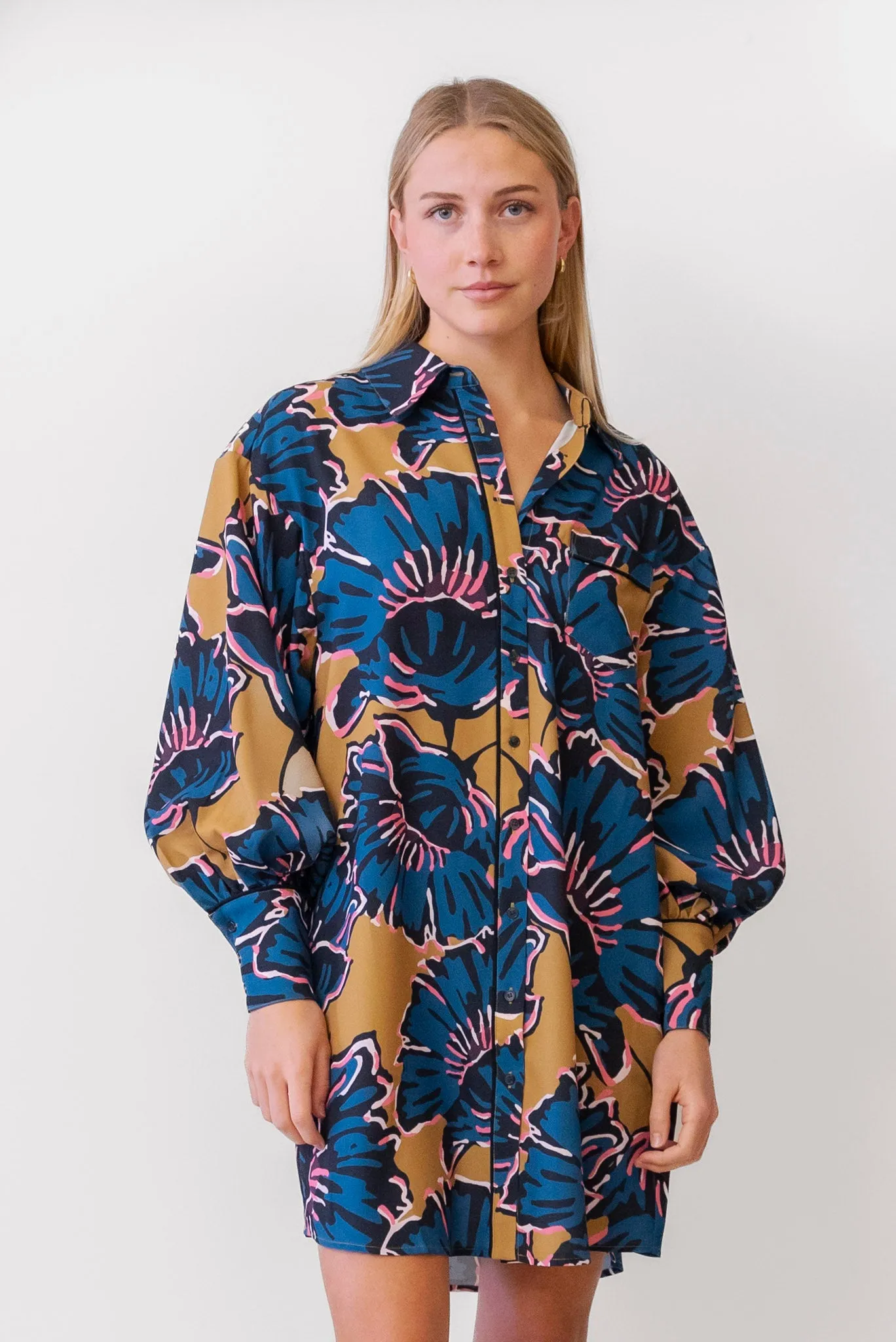 CROSBY Crawford Dress in Marigold