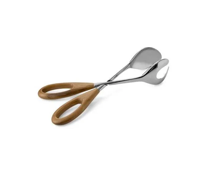 Curvo Salad Scissors Silver