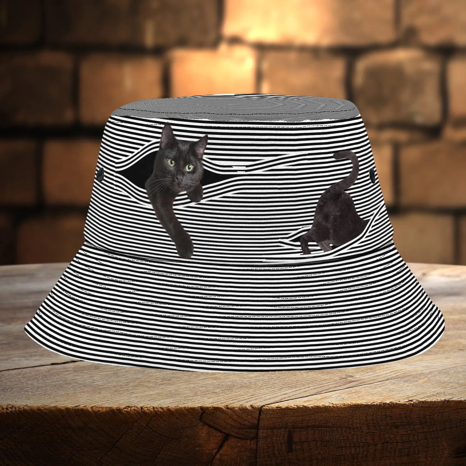 Custom Bucket Hat - Lovely Cat - Fuly 14