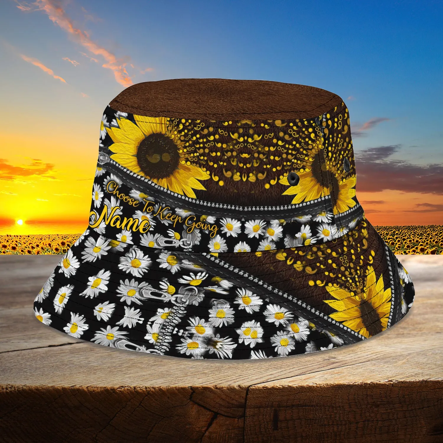 Custom Bucket Hat - Suicide Prevention - Dp98 - Dp328