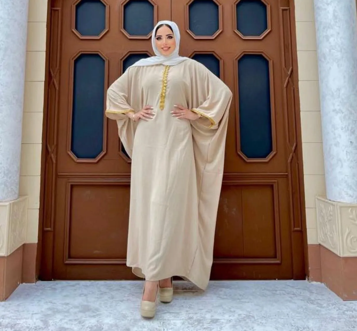 CY cotton abaya