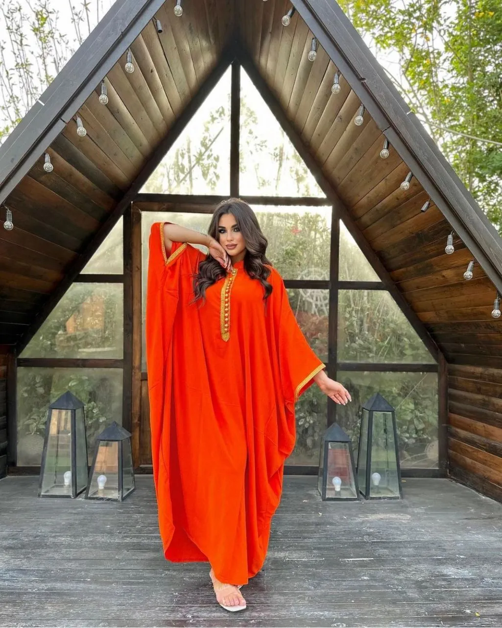 CY cotton abaya
