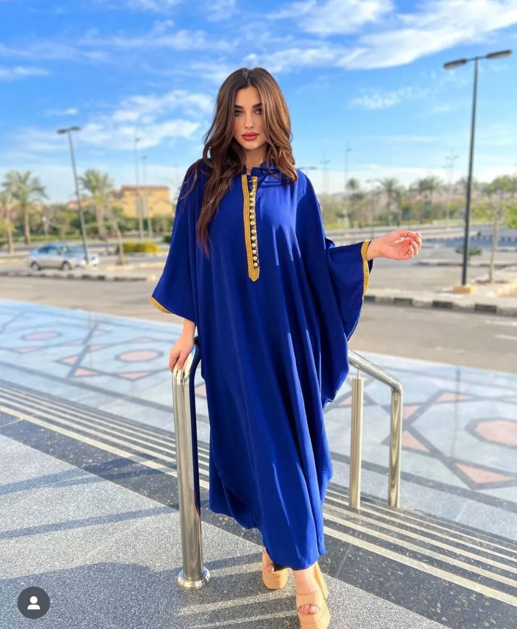 CY cotton abaya