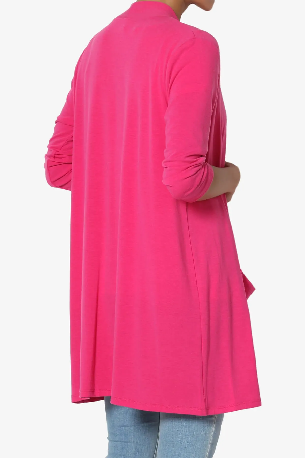 Daday Slouchy Pocket 3/4 Sleeve Cardigan