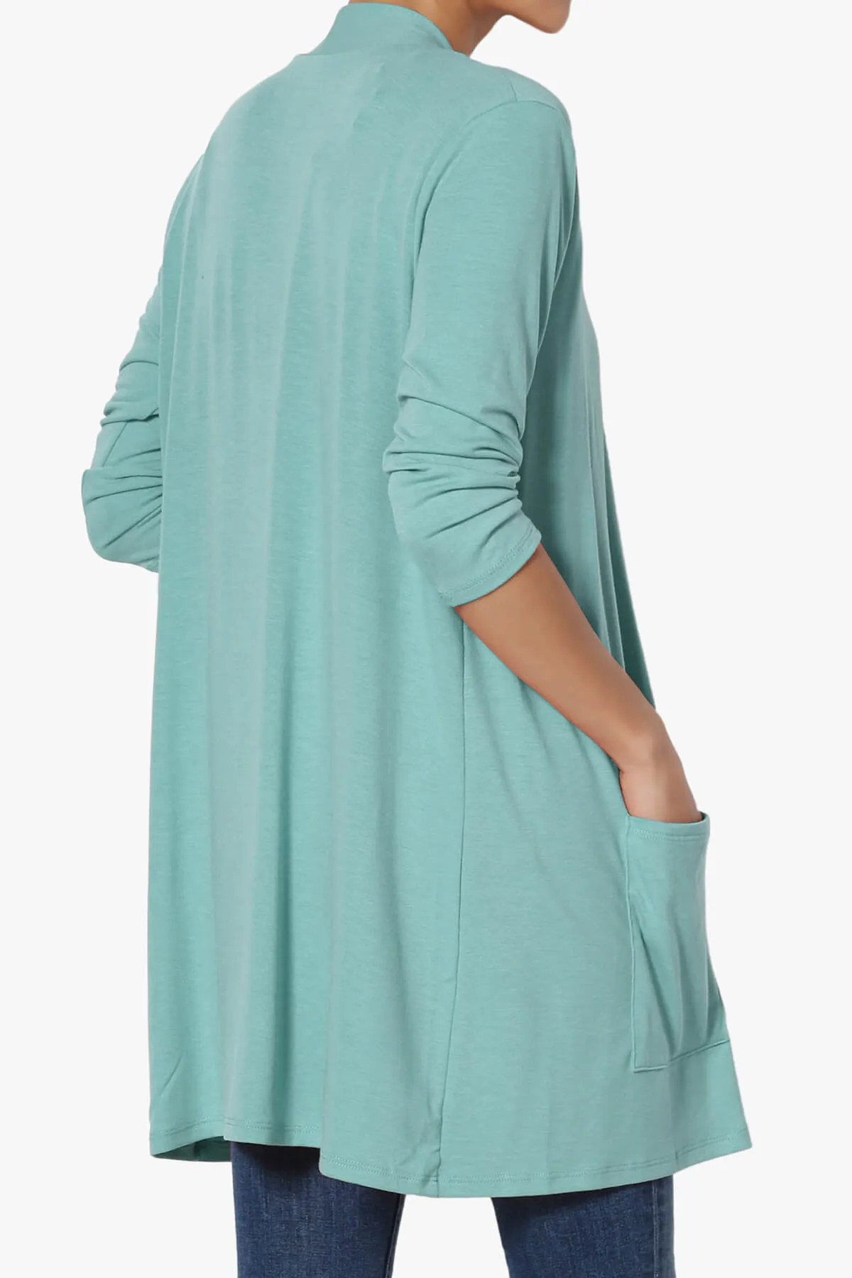 Daday Slouchy Pocket 3/4 Sleeve Cardigan