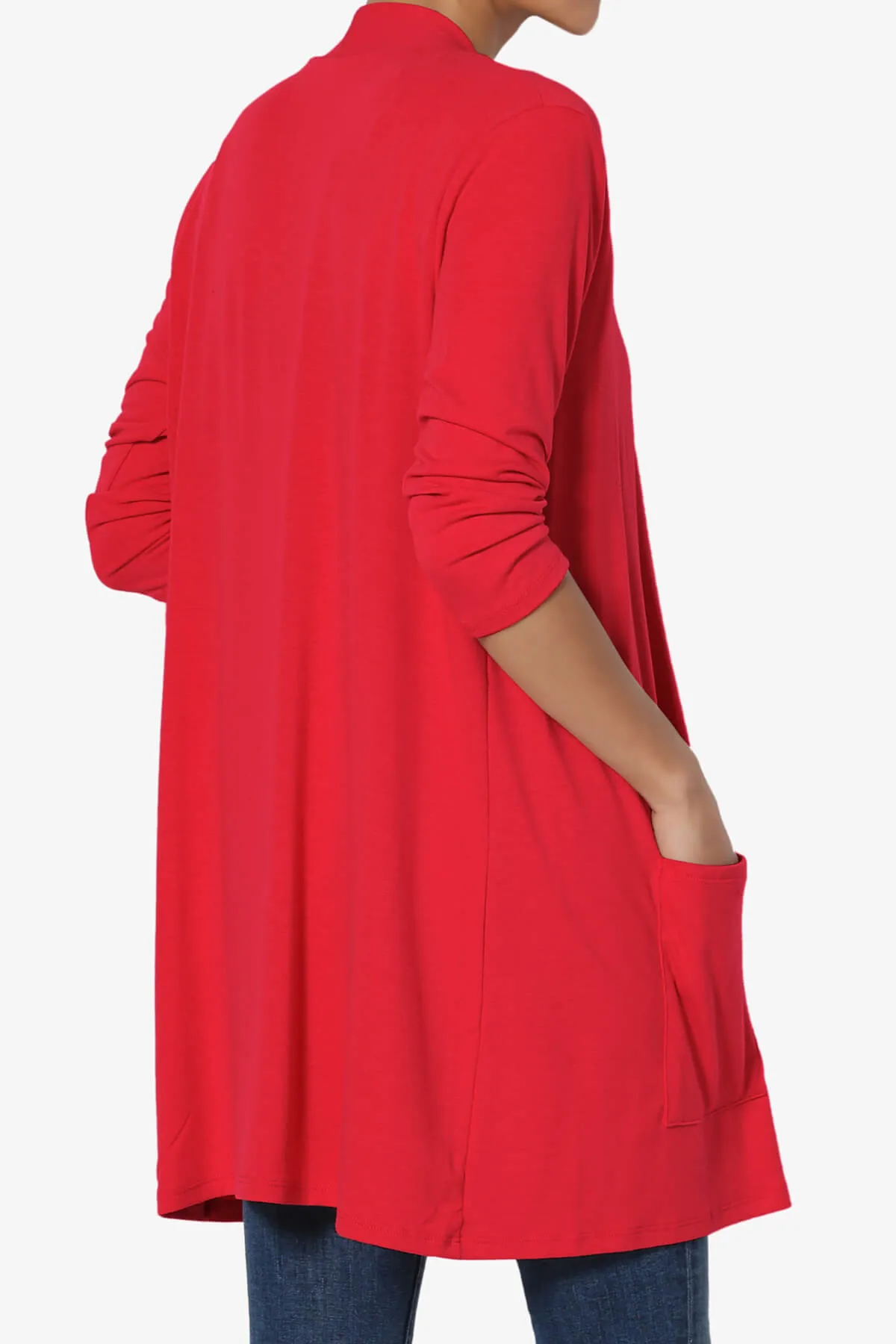 Daday Slouchy Pocket 3/4 Sleeve Cardigan
