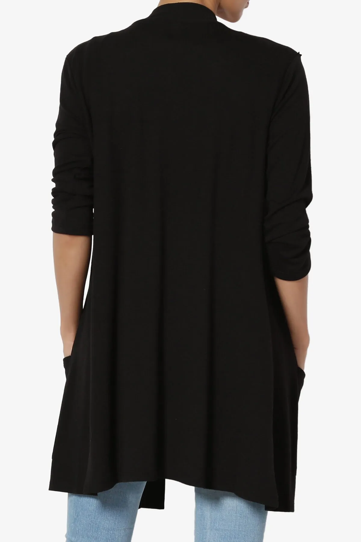 Daday Slouchy Pocket 3/4 Sleeve Cardigan
