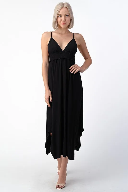 DENA SMOCKED MAXI DRESS