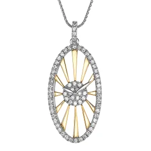Diamond Clock Pendant