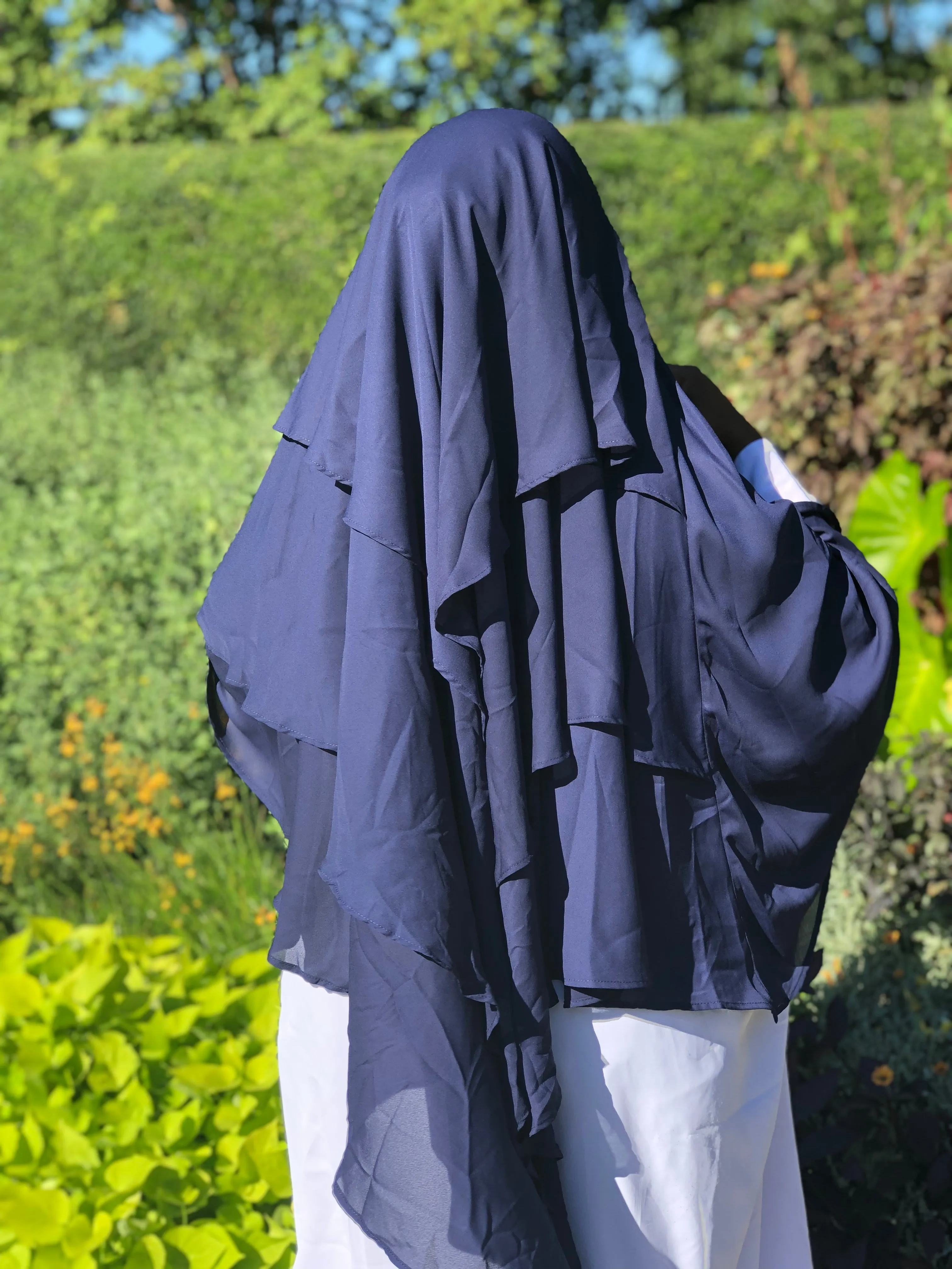 Diamond Khimar 3 Layer - Zakia