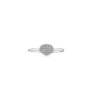 Diamond Oval Ring