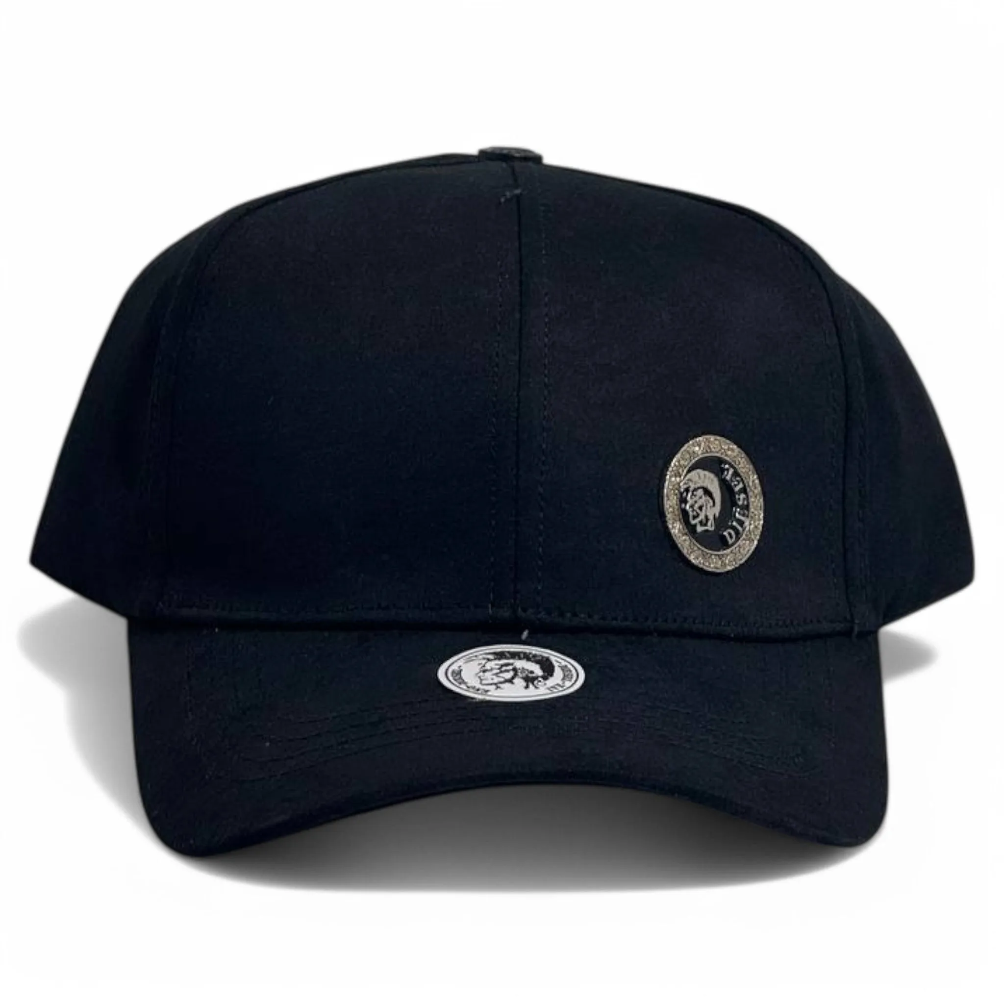 Diesel Washed Cap with Metal Logo