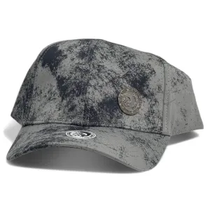 Diesel Washed Cap with Metal Logo