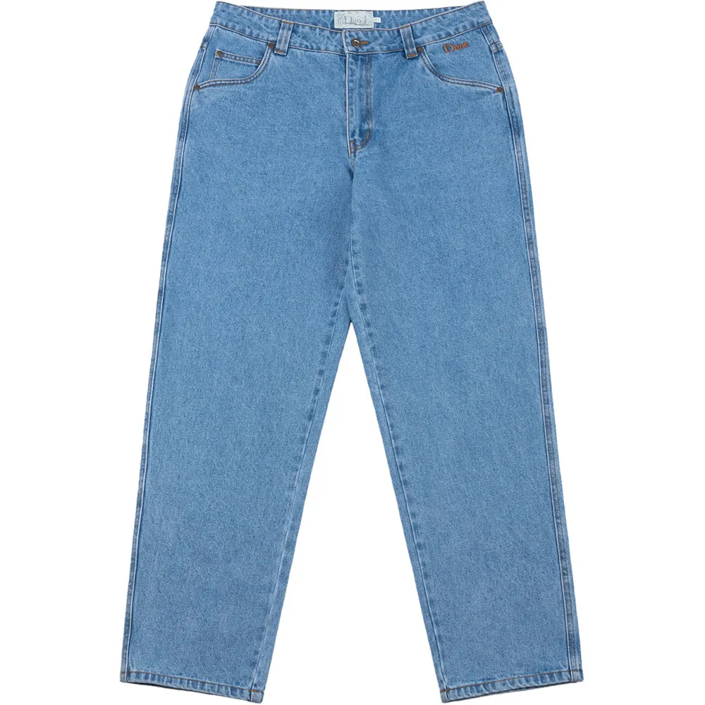 Dime MTL Classic Relaxed Denim Pants Blue Washed