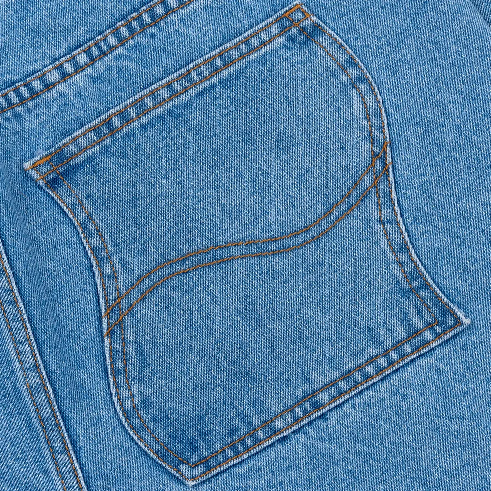 Dime MTL Classic Relaxed Denim Pants Blue Washed