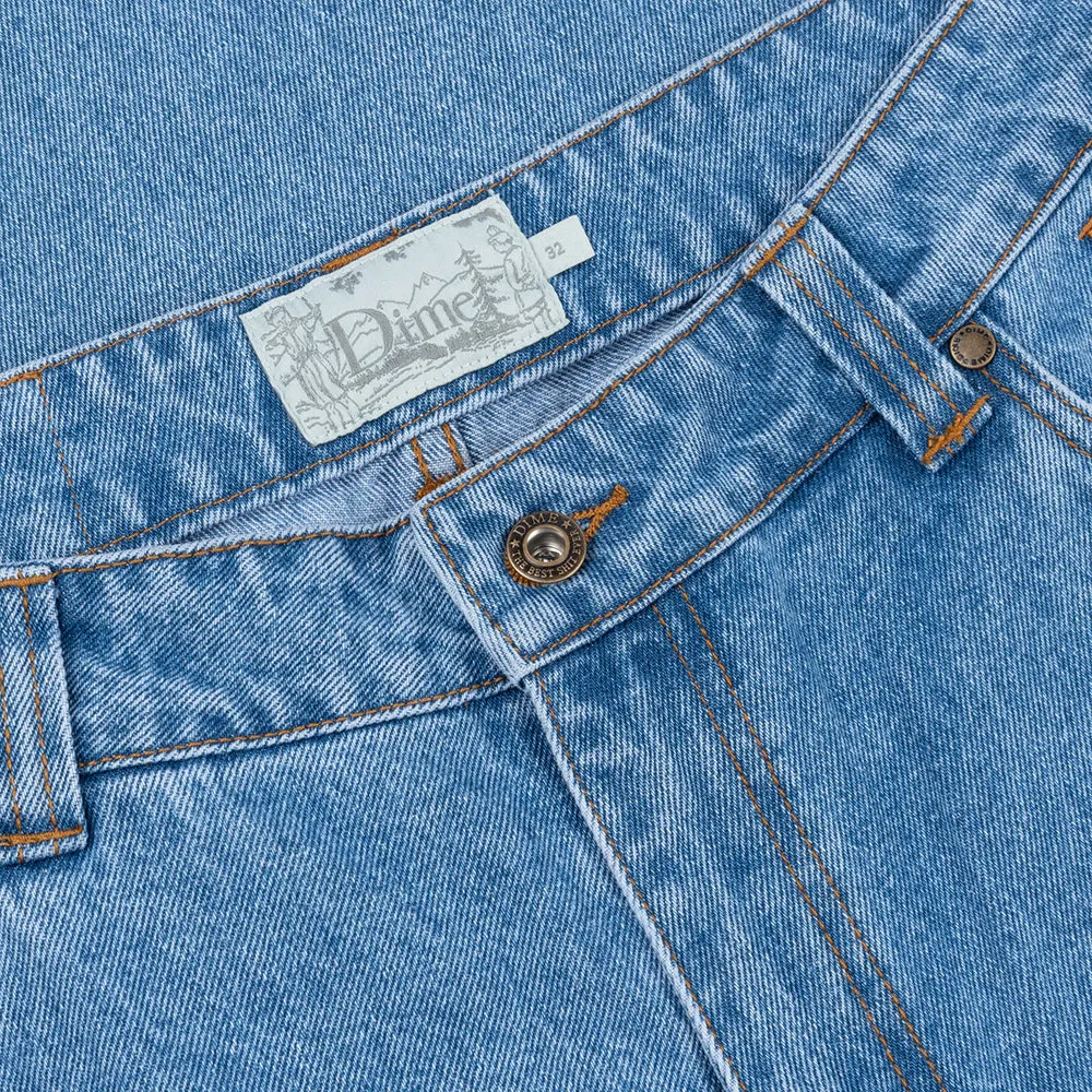 Dime MTL Classic Relaxed Denim Pants Blue Washed