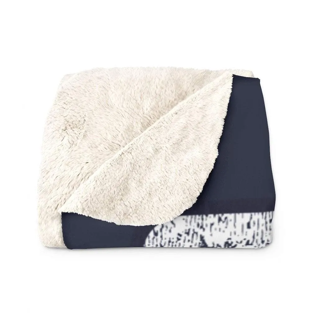 Distressed Fenway Sign Sherpa Fleece Blanket