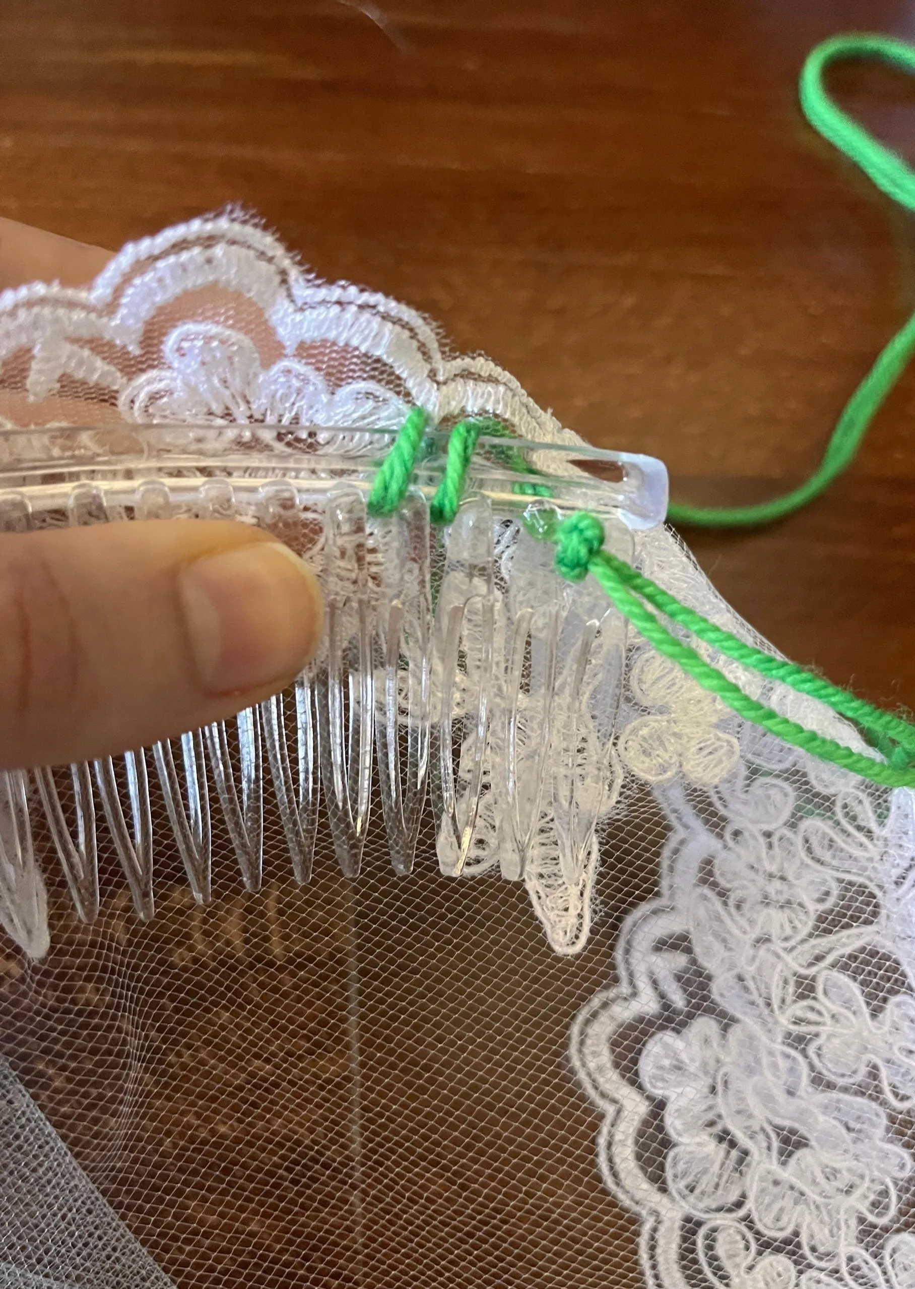 DIY Lace Mantilla Wedding Veil, Cathedral Length Pattern PDF Tutorial
