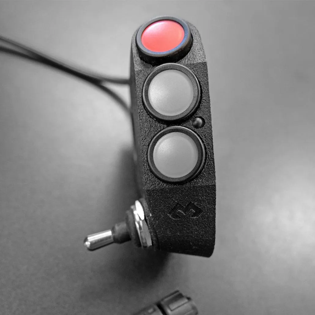 DMD Remote 3 met joystick en RGB rally edition