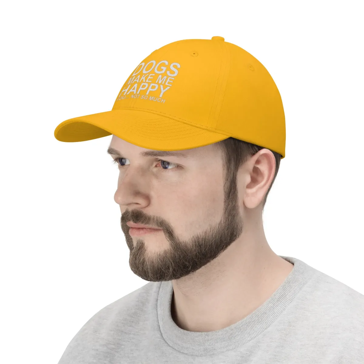 Dogs Make Me Happy You Not So Much - Classic Hat