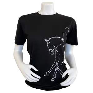 Dressage T-shirt Unisex Black