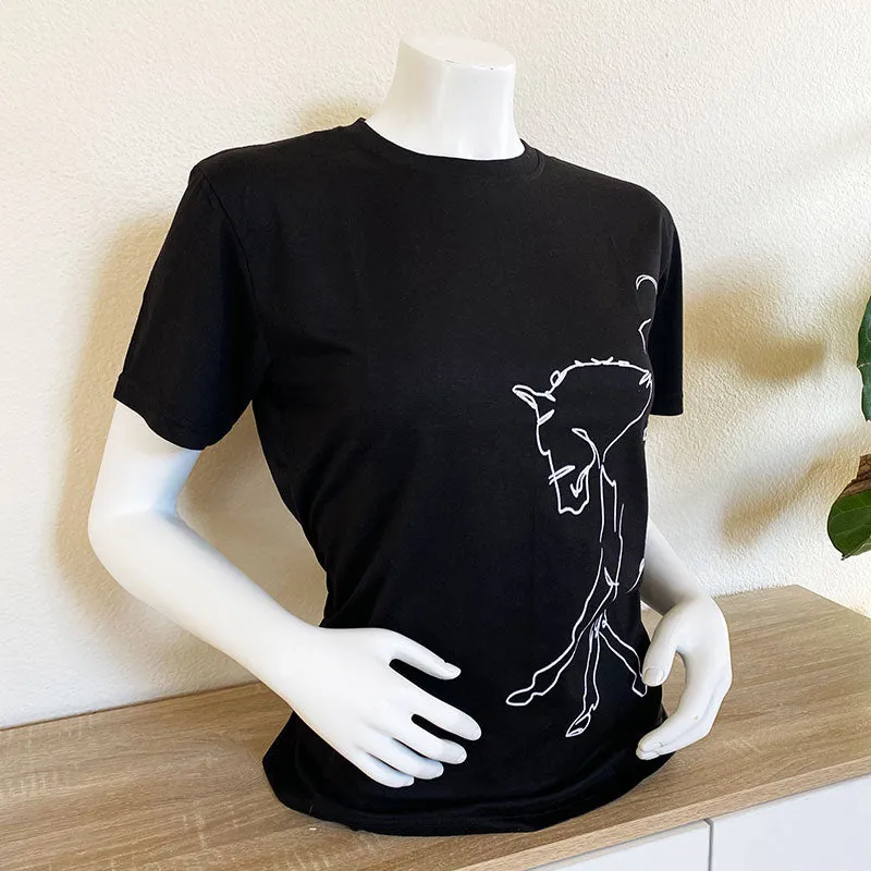 Dressage T-shirt Unisex Black
