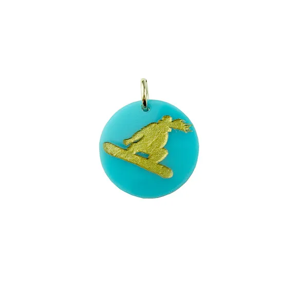 Eden Snowboarder Charm (WS)