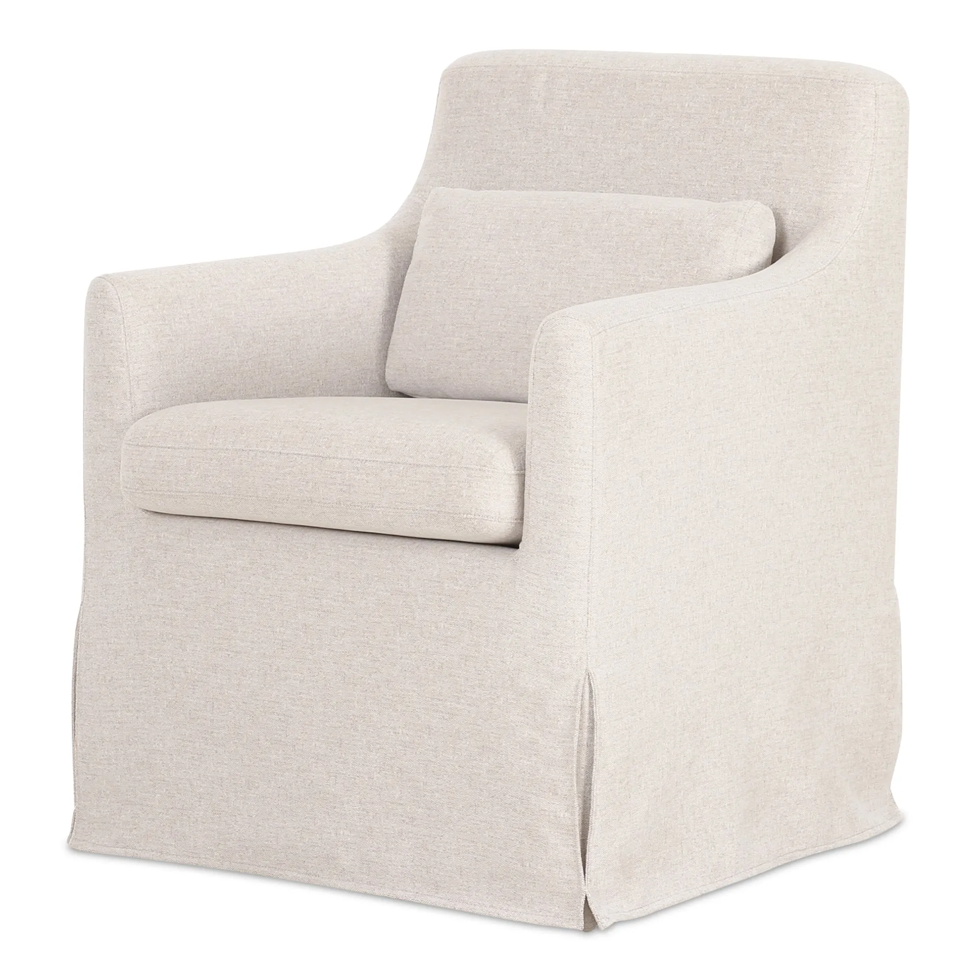 Elegant Curve Dining Chair with Removable Cover