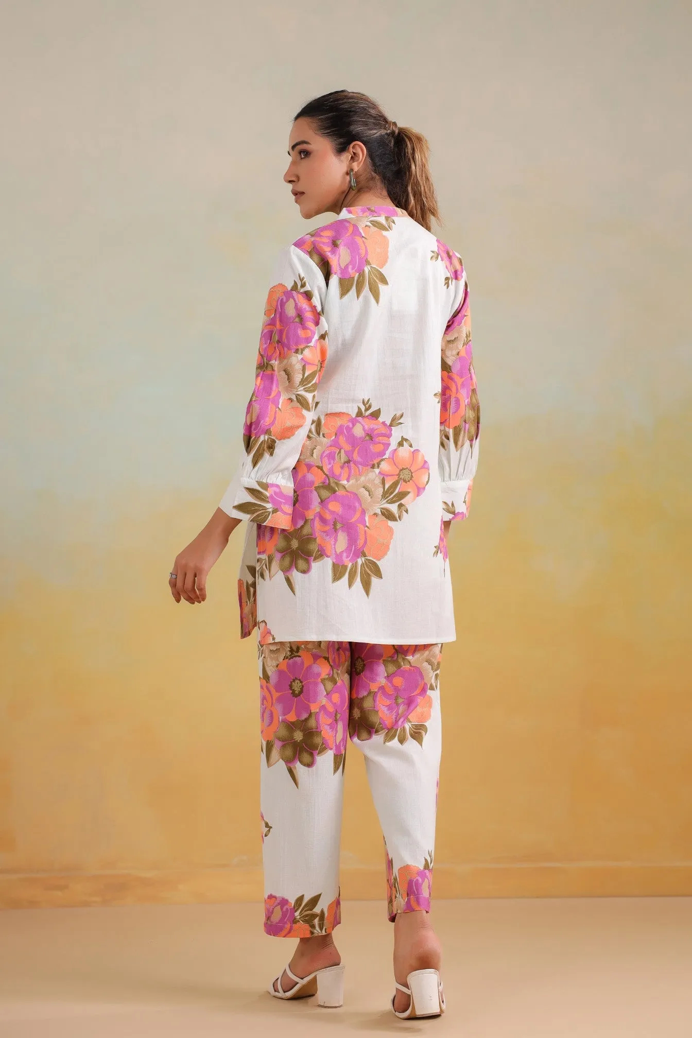 Elegant Floral Co-ord Set – Sophisticated & Timeless Style