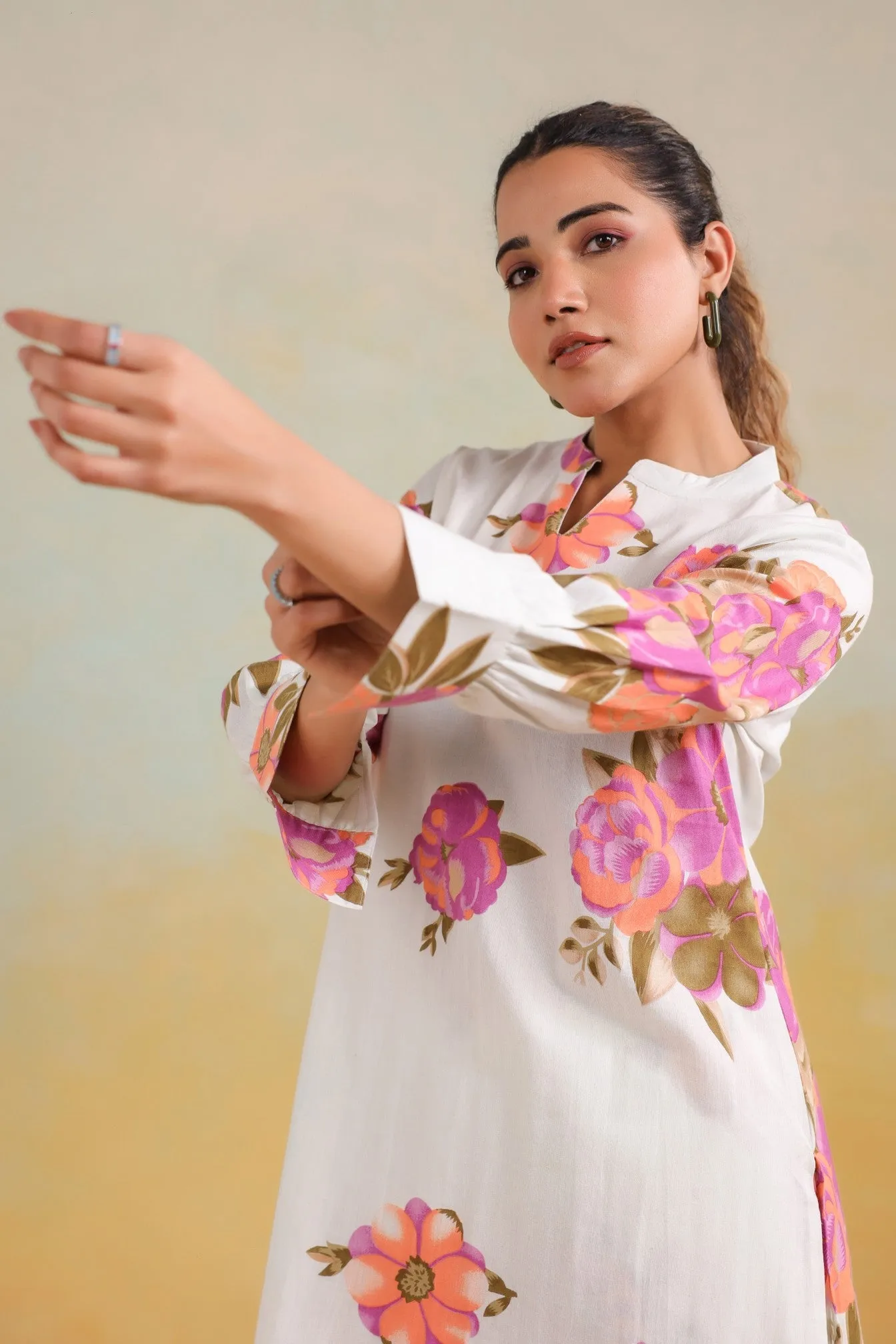 Elegant Floral Co-ord Set – Sophisticated & Timeless Style