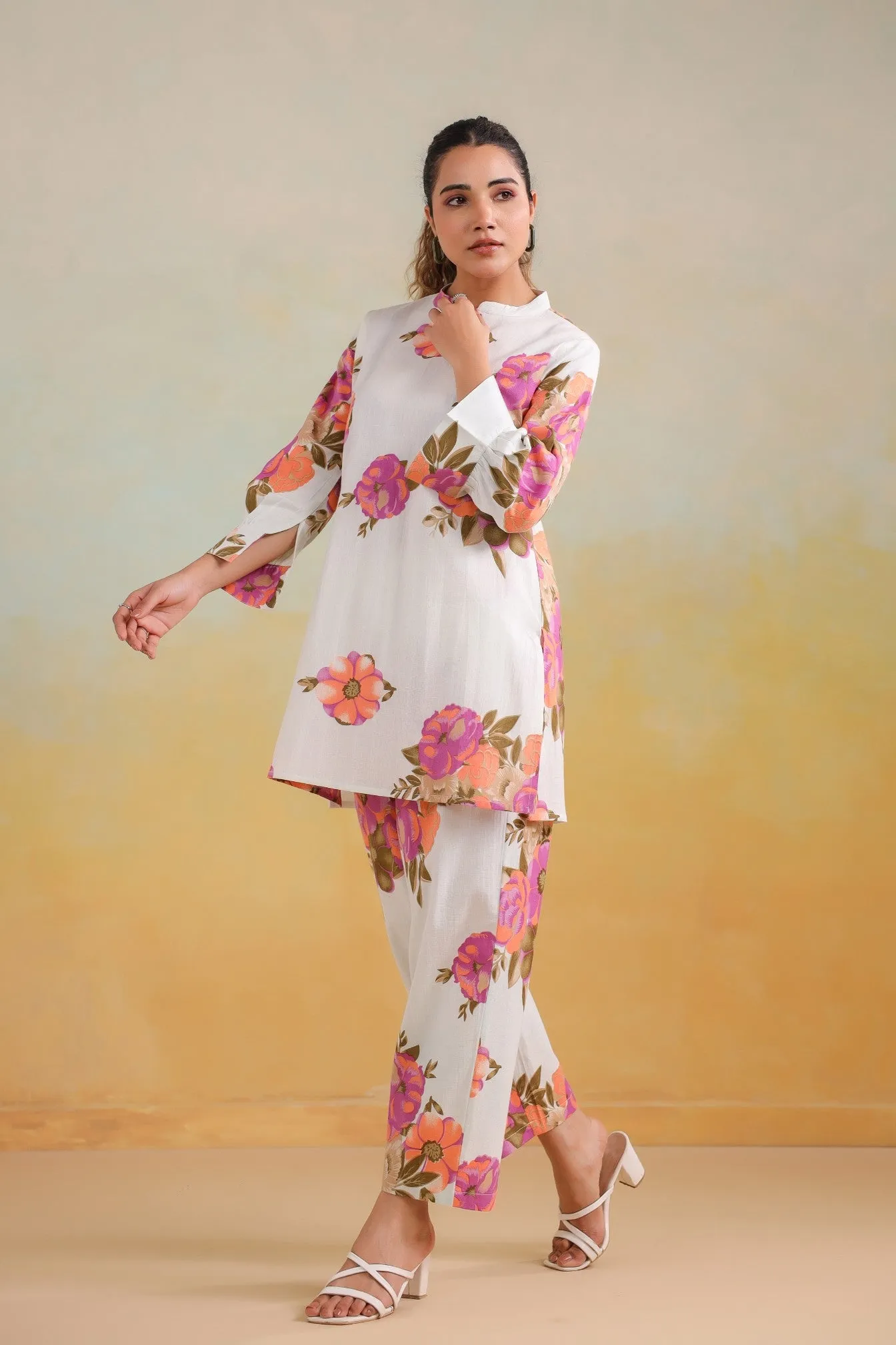 Elegant Floral Co-ord Set – Sophisticated & Timeless Style