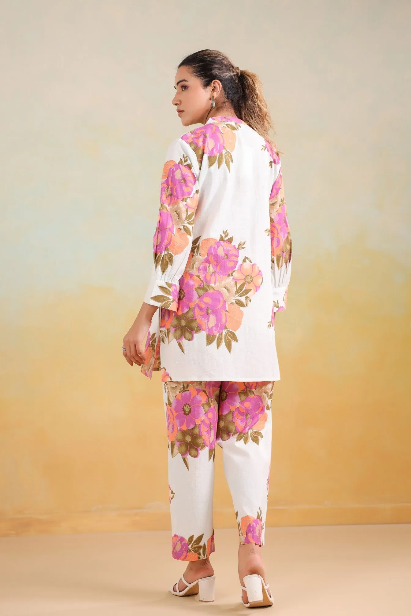 Elegant Floral Co-ord Set – Sophisticated & Timeless Style