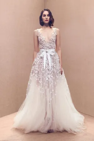 Elegant Plunging V Neckline