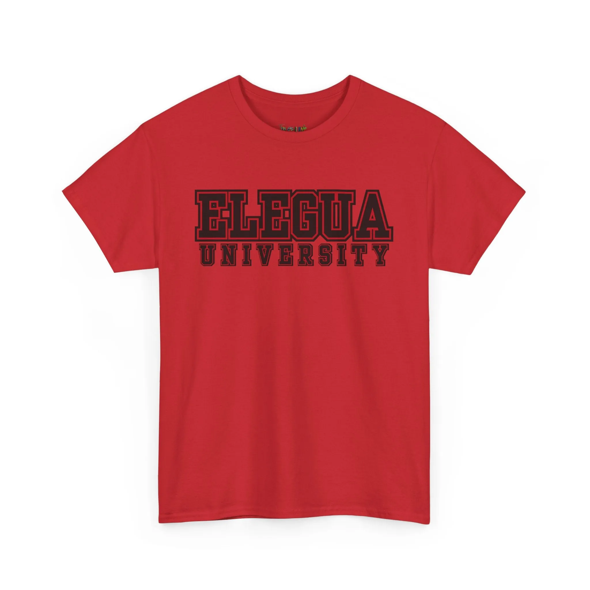 Elegua University Unisex Heavy Cotton Tee - Casual College Style T-Shirt