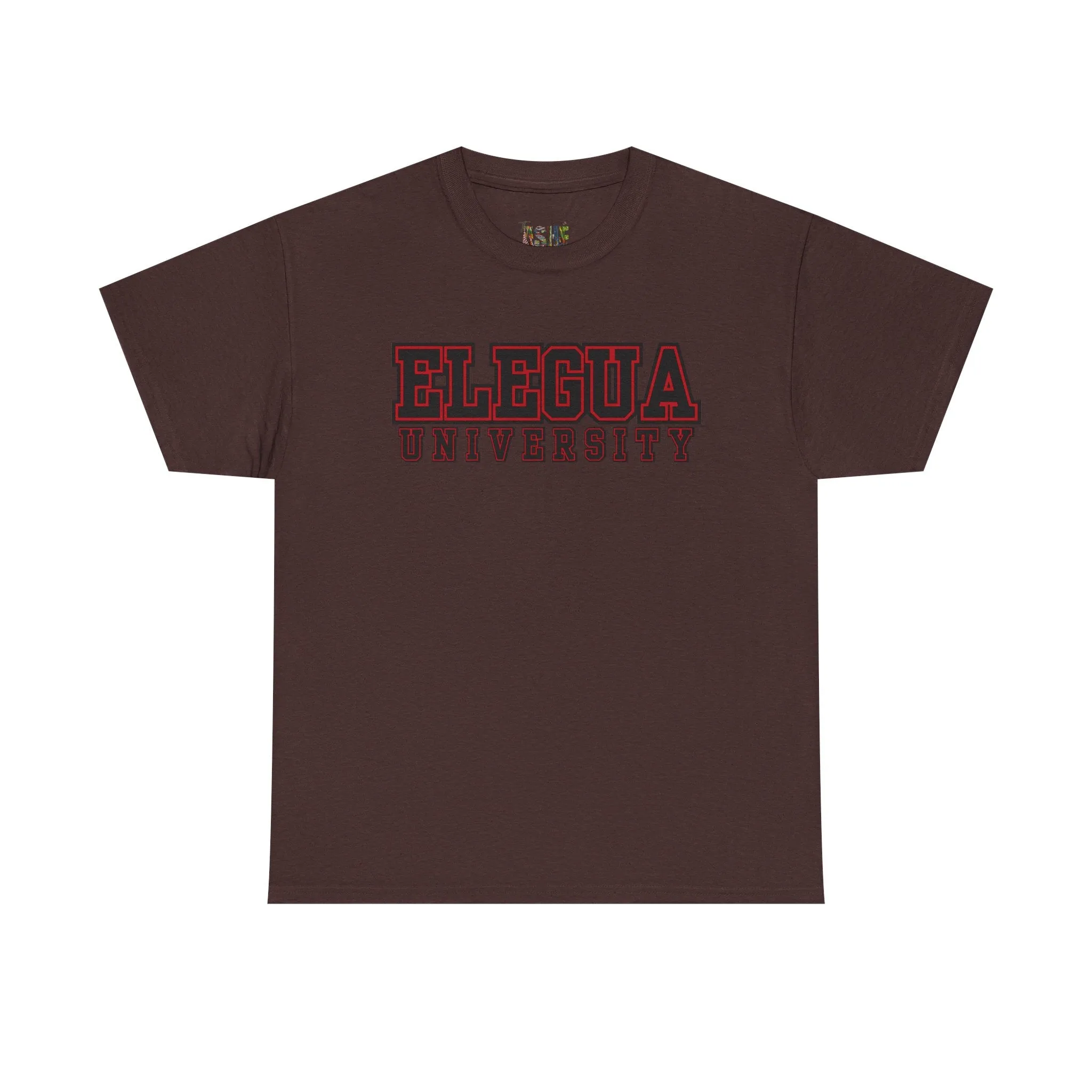 Elegua University Unisex Heavy Cotton Tee - Casual College Style T-Shirt