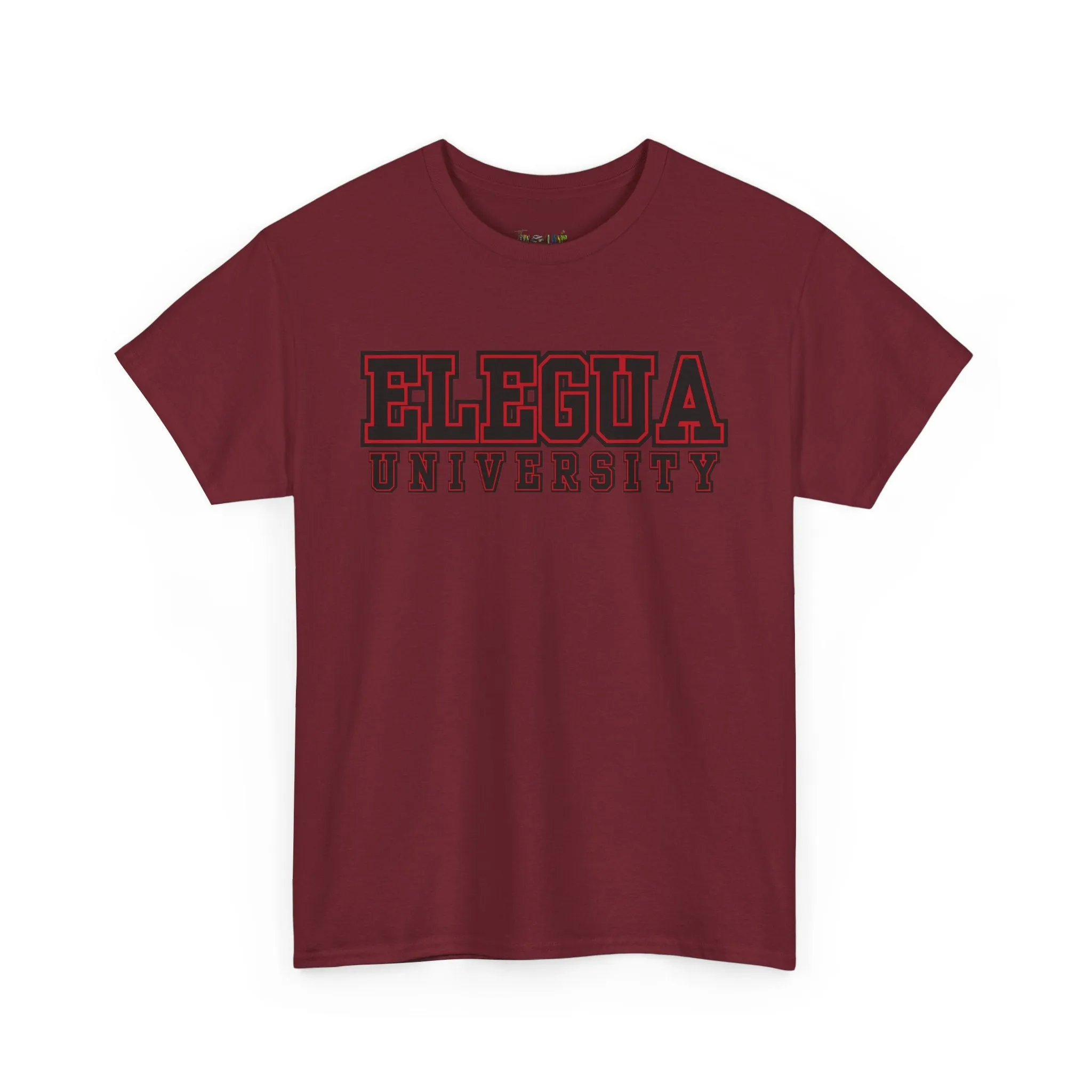 Elegua University Unisex Heavy Cotton Tee - Casual College Style T-Shirt