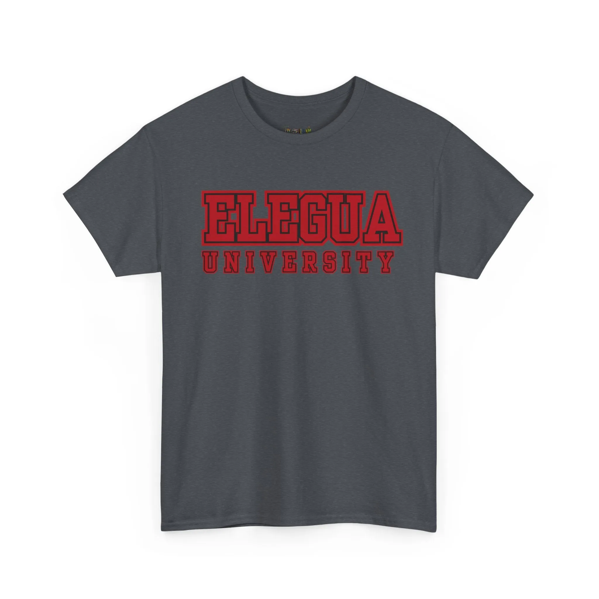 Elegua University Unisex Heavy Cotton Tee - Casual College Style T-Shirt