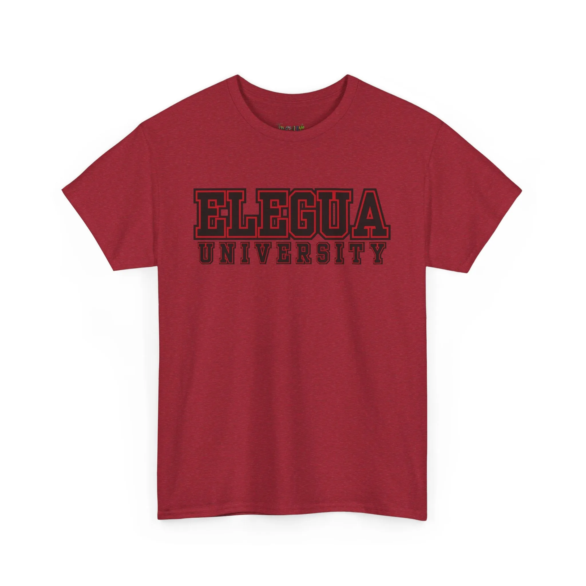 Elegua University Unisex Heavy Cotton Tee - Casual College Style T-Shirt