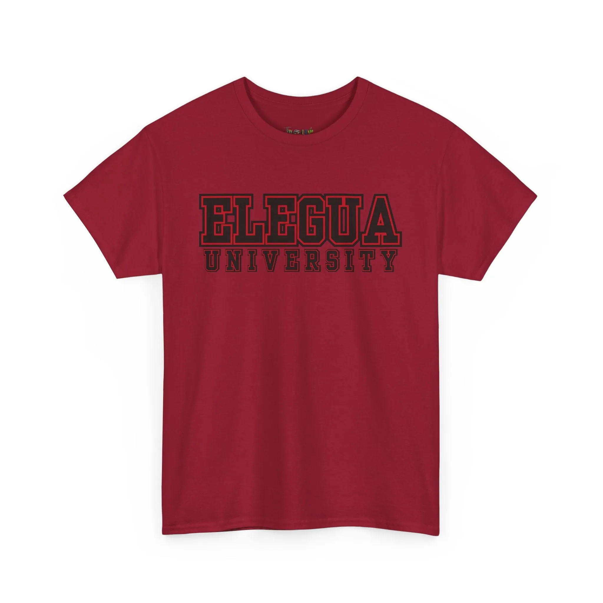 Elegua University Unisex Heavy Cotton Tee - Casual College Style T-Shirt