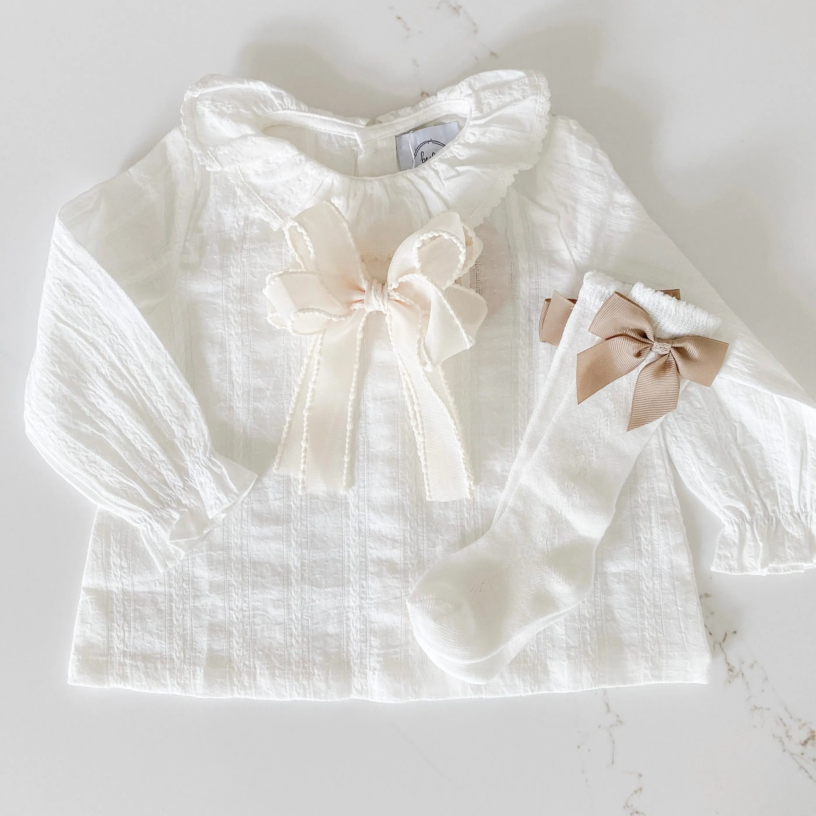 Embroidered Cotton Top - White