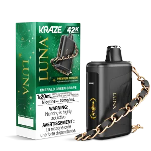 Emerald Green Grape - KRAZE Luna 42K Disposable