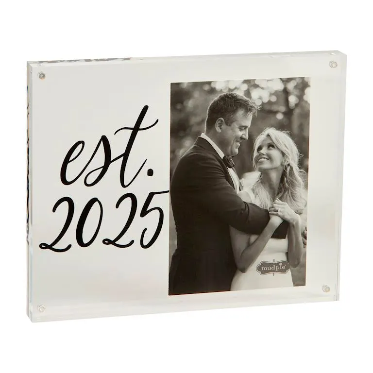 Est 2025 Acrylic Frame