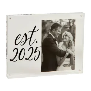 Est 2025 Acrylic Frame